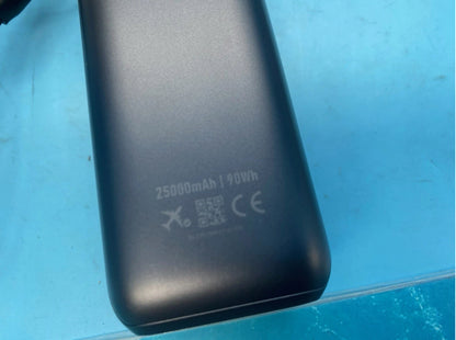 Anker Power Bank 25,000mAh Triple 100W USB-C Ports with Dual Built-In Cables